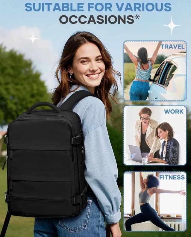 MOCHILA DE VIAJE MULTIFUNCIONAL 30LTS - 7