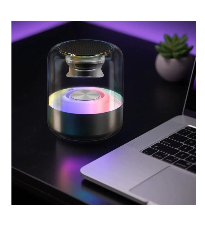 PARLANTE BLUETOOTH PORTATIL RGB - 2
