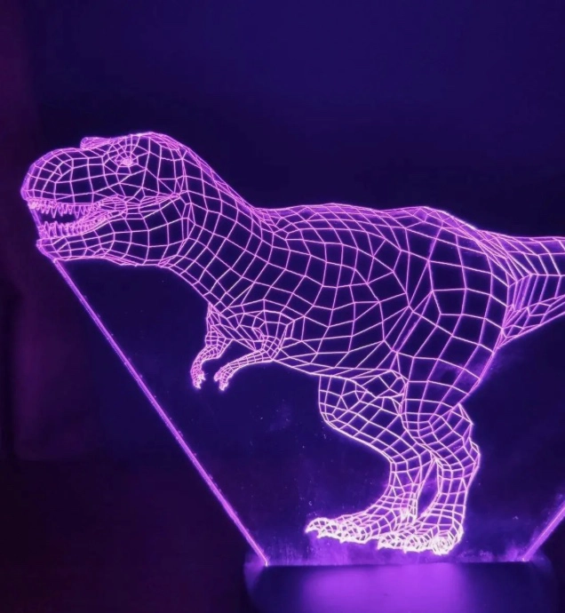 DINOSAURIO 3D NIGHT LIGHT - 4