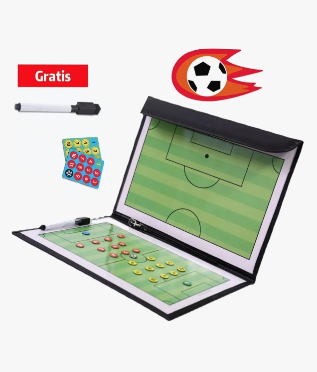 PIZARRA TACTICA ENTRENADOR DE FUTBOL MAGNE TICA - 2