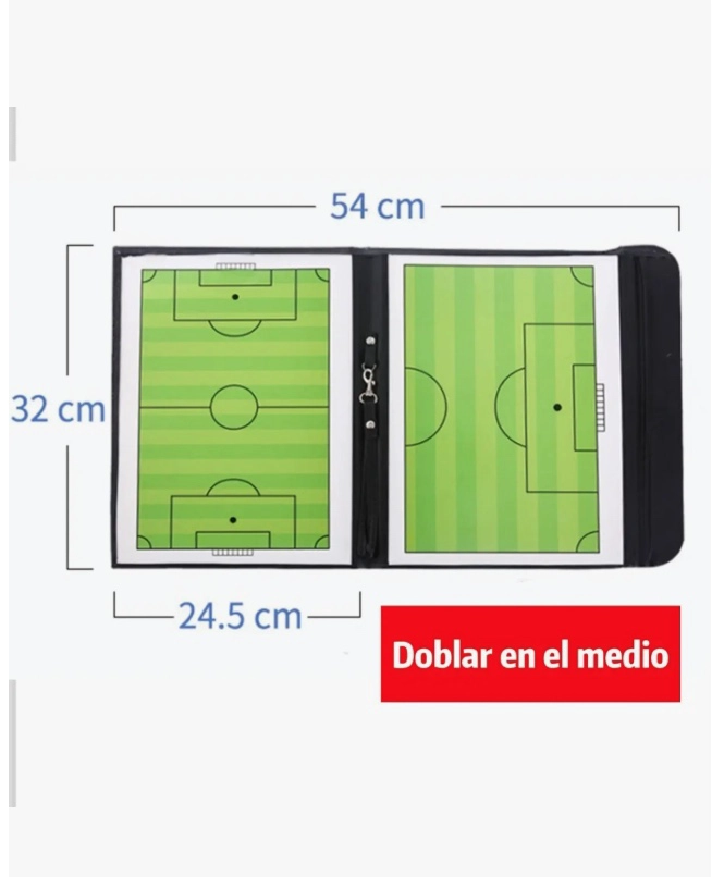 PIZARRA TACTICA ENTRENADOR DE FUTBOL MAGNE TICA - 4