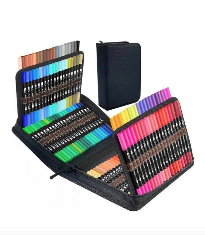120 COLORES MARCADORES PLUMONES - 1