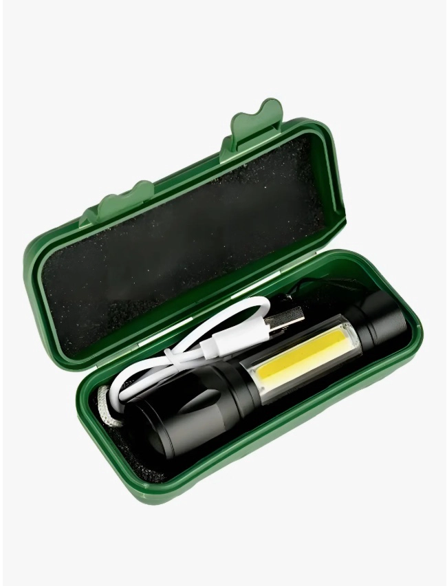 2X MINI LINTERNA LED TACTICA LINTERNA RECARGABLE - 1