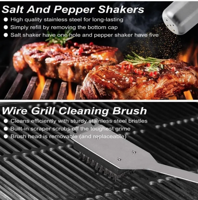 JUEGO UTENSILIOS PARA PARRILLA 29PCS - 5
