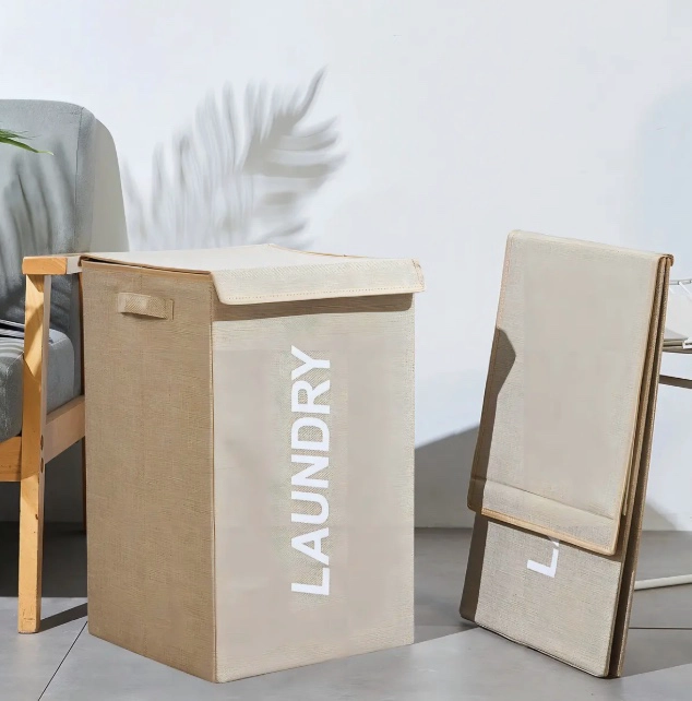CAJA ORGANIZADORA ROPA SUCIA PLEGABLE - 3
