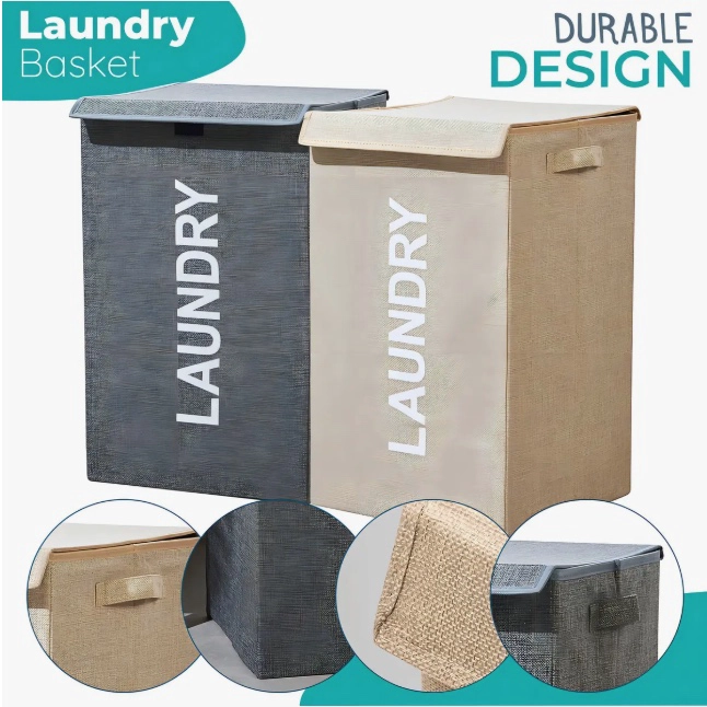 CAJA ORGANIZADORA ROPA SUCIA PLEGABLE - 6