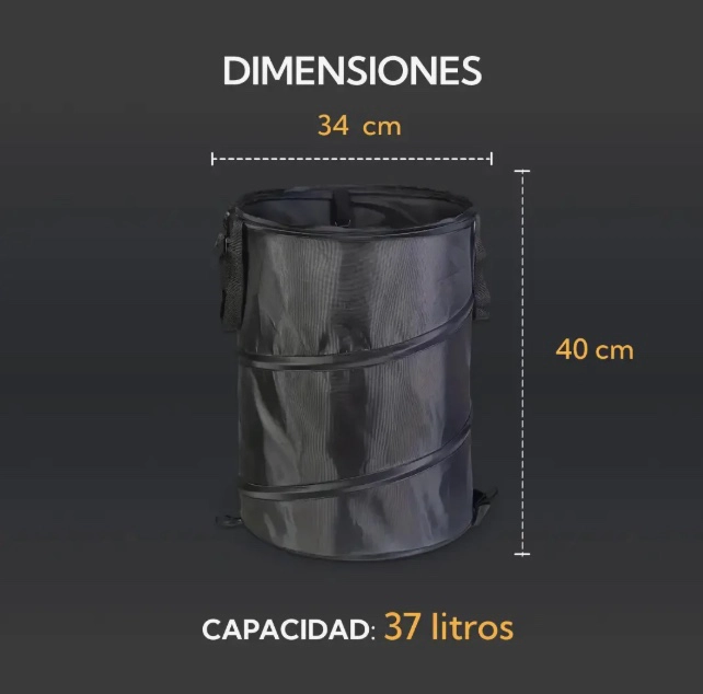 CANASTO PLEGABLE CIRCULAR - 3