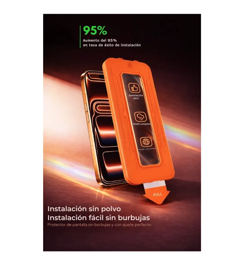 LAMINA MICA DE PANTALLA PARA IPHONE 17 PRO,PRO MAX,17 - 2