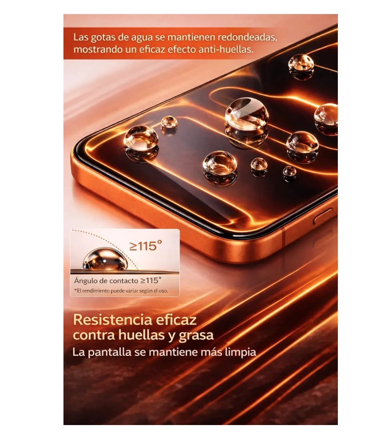 LAMINA MICA DE PANTALLA PARA IPHONE 17 PRO,PRO MAX,17 - 3