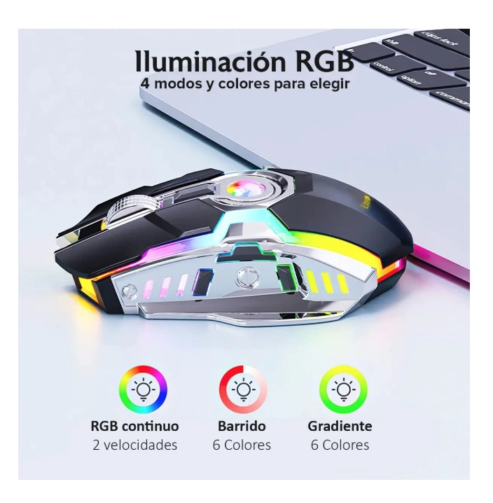 MOUSE GAMER INALAMBRICO - 4
