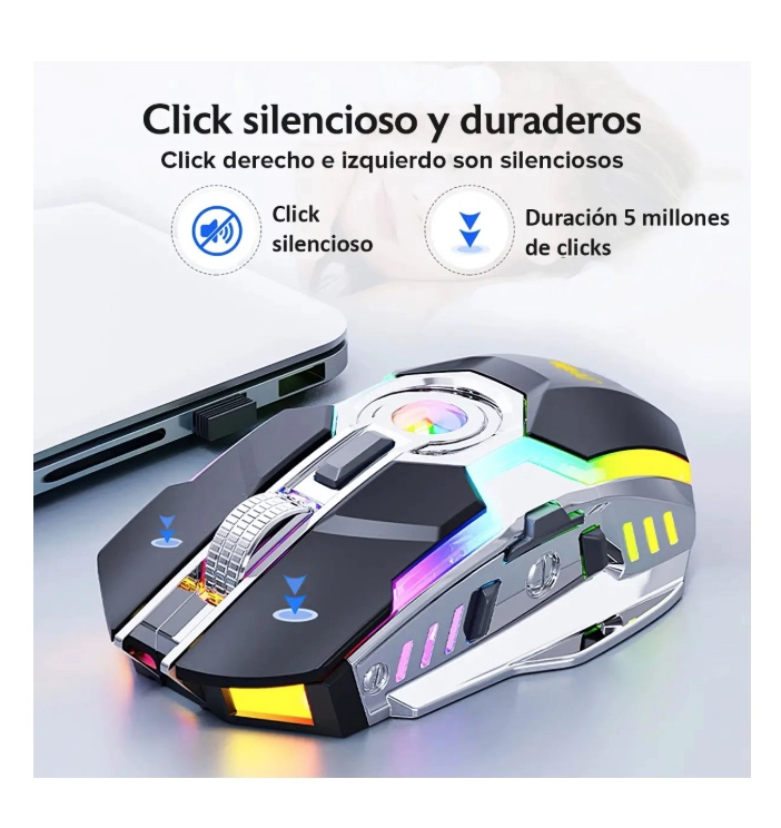 MOUSE GAMER INALAMBRICO - 7