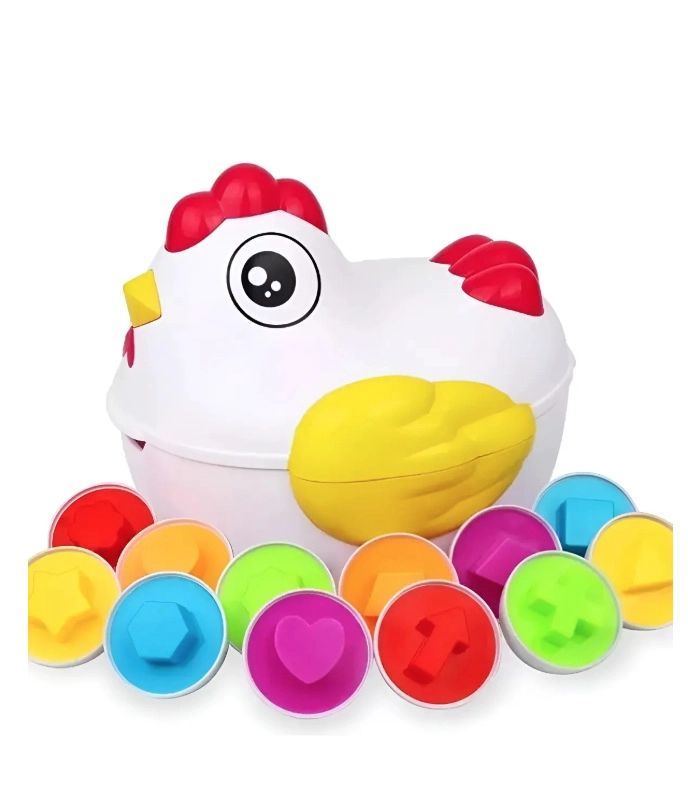 JUEGO HUEVOS GALLINA EMPAREJAMIENTO - 1