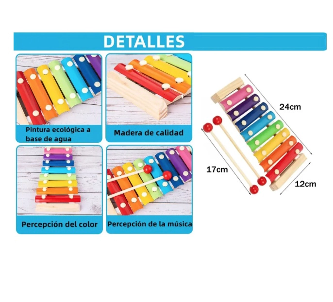 PACK 10 JUGUETES DIDACTICOS DE MADERA MONTESSORI - 2