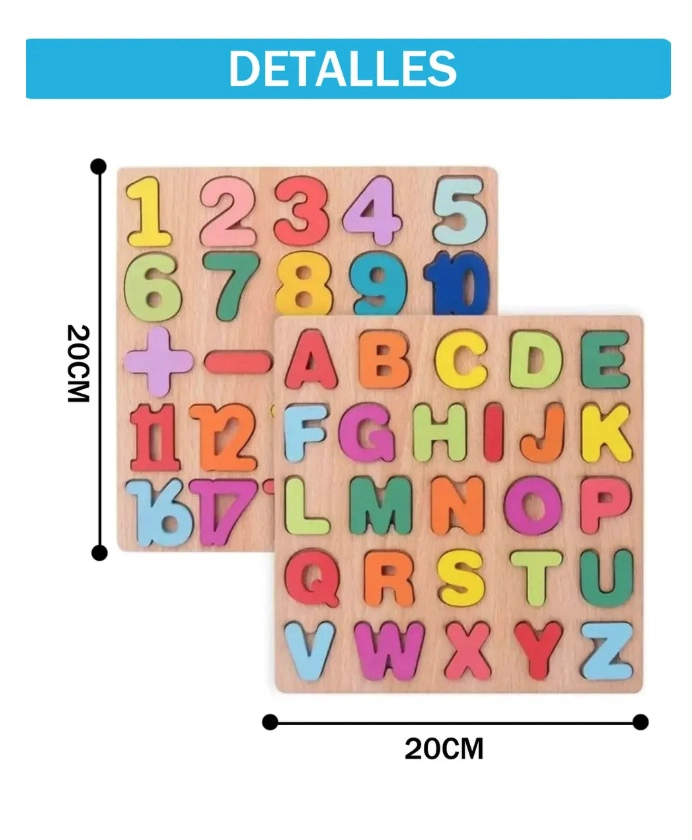 PACK 10 JUGUETES DIDACTICOS DE MADERA MONTESSORI - 8