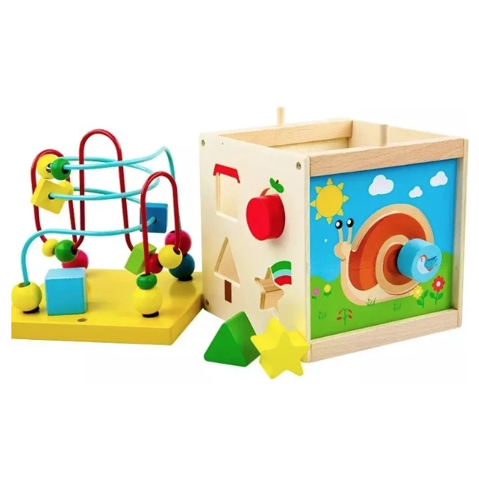 CUBO DIDACTICO JUGUETE DESARROLLO HABILIDADES - 2