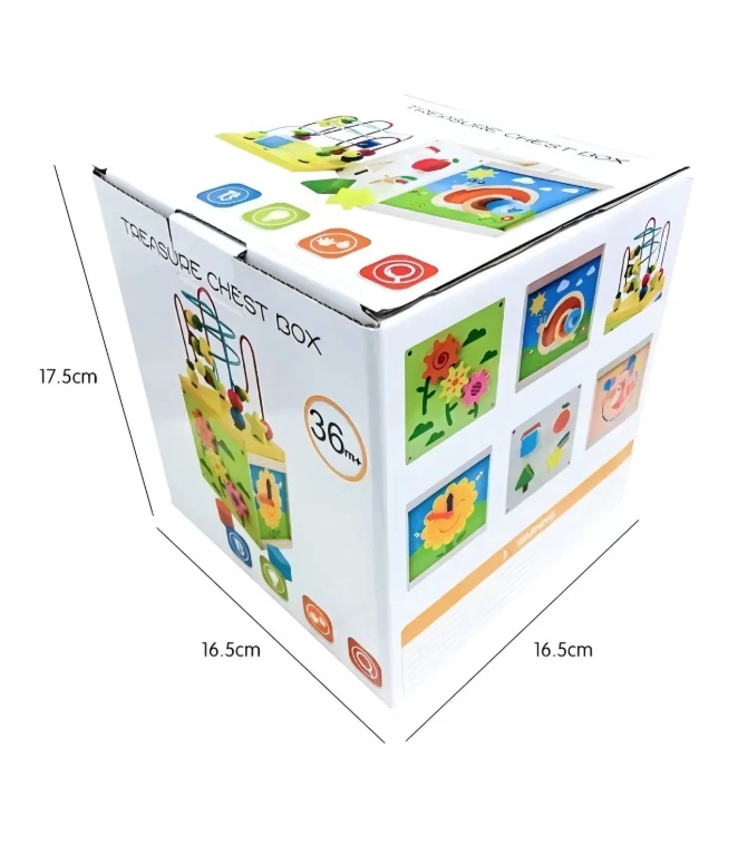 CUBO DIDACTICO JUGUETE DESARROLLO HABILIDADES - 5