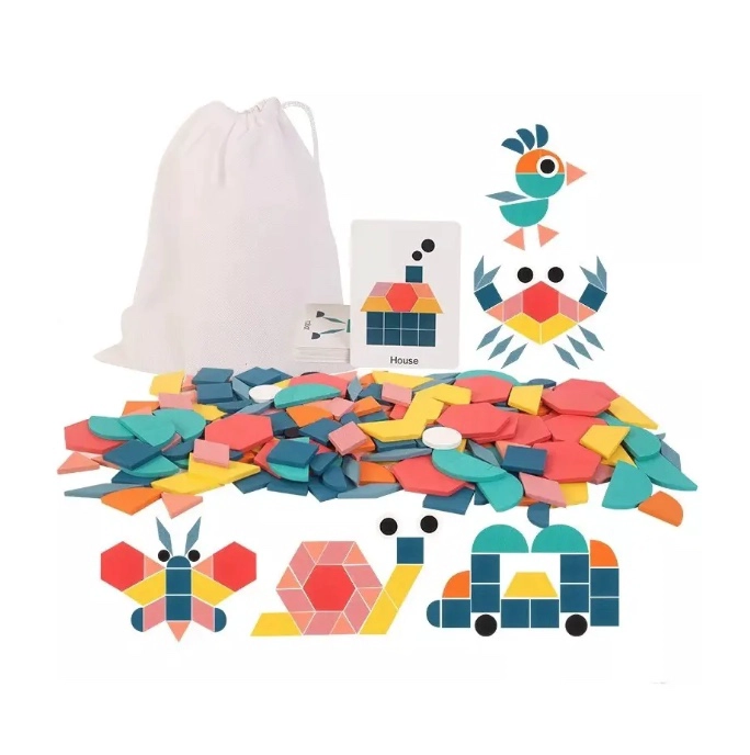 ROMPECABEZA TANGRAM MONTESSORI - 2