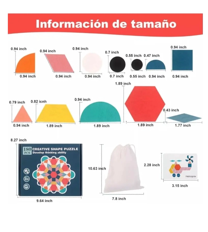 ROMPECABEZA TANGRAM MONTESSORI - 3