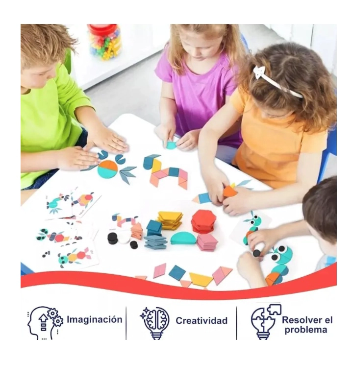 ROMPECABEZA TANGRAM MONTESSORI - 8