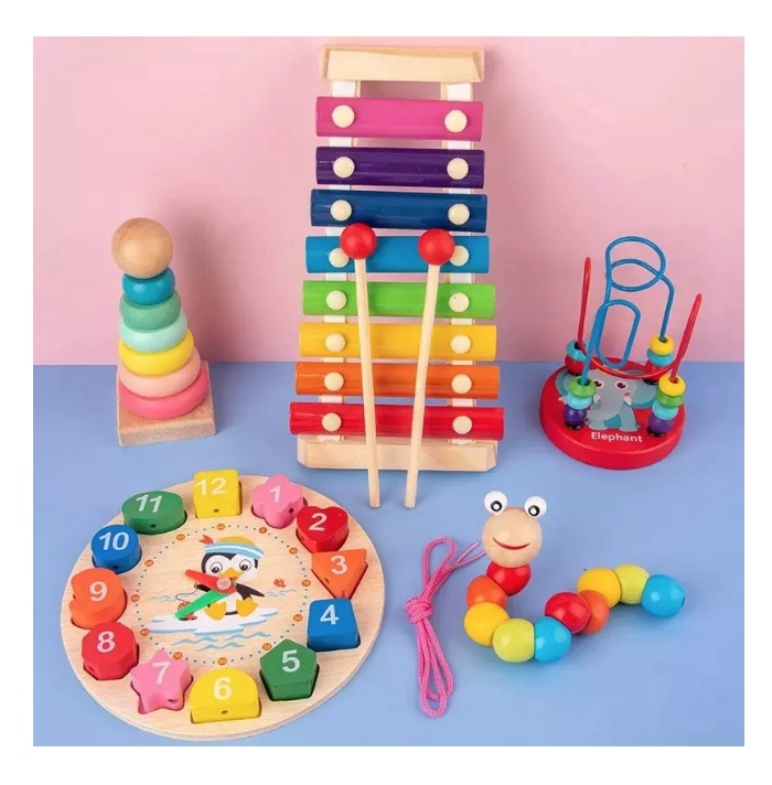 5PCS JUEGO DIDACTICO SENSORIAL - 3