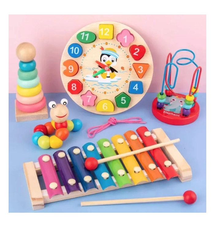 5PCS JUEGO DIDACTICO SENSORIAL - 6