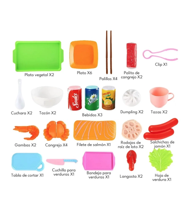 101 PZS JUGUETES COCINA PARA NINOS - 7