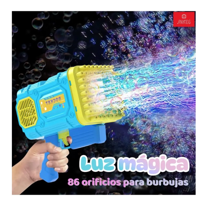 PISTOLA LANZA BURBUJAS - 6