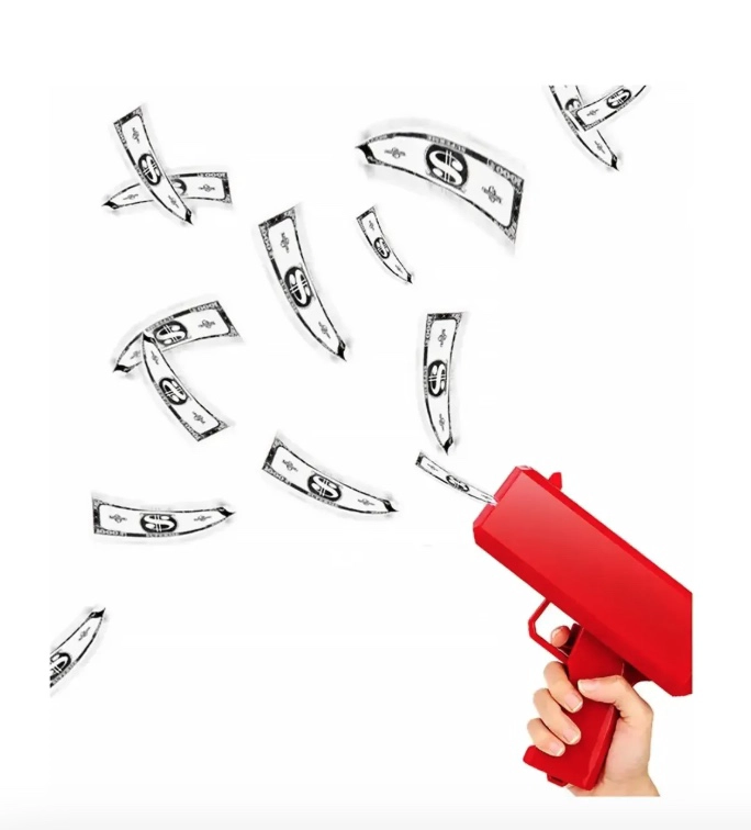 PISTOLA LANZA BILLETES - 4