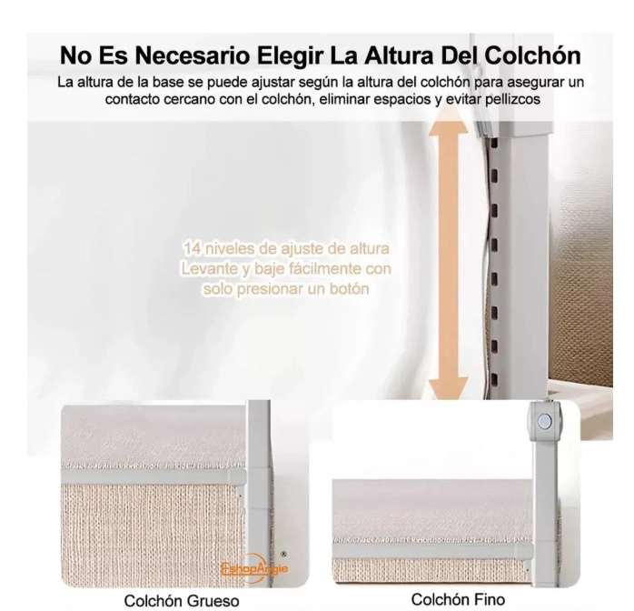 BARANDA DE CAMA 1.5MTRS SEGURIDAD BEBE - 5