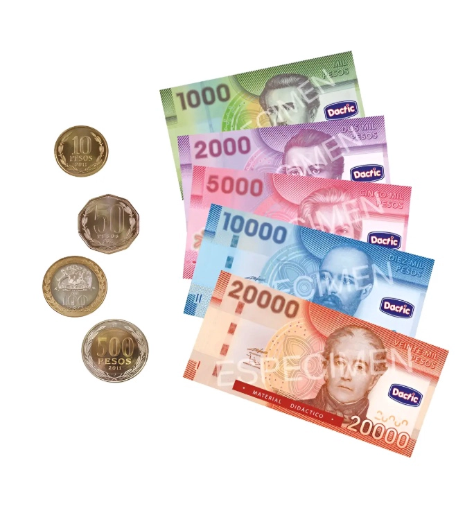 BILLETE Y MONEDAS JUEGO DACTIC APRENDE - 1