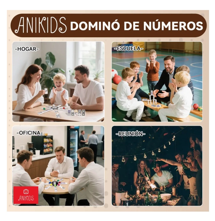 JUEGO DOMINO CHANCHO DOBLE 12 CON CAJA - 3