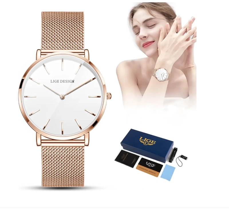 RELOJ CUARZO MALLA ACERO - 1