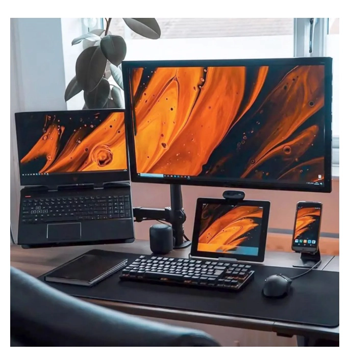 SOPORTE MONITOR Y NOTEBOOK BRAZO ARTICULADO - 2