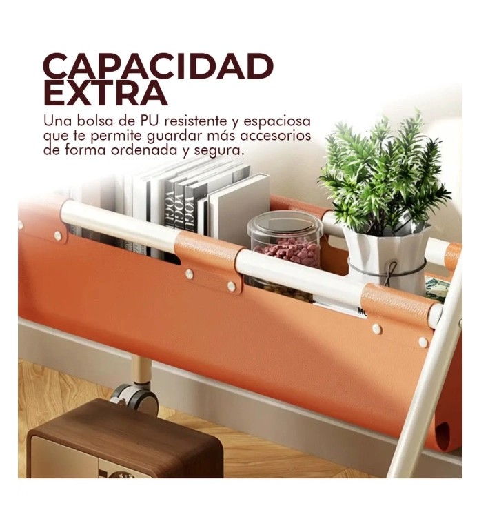 SOPORTE DE PISO PARA TV DE 32 A 75' CON RUEDAS Y FRENO - 4