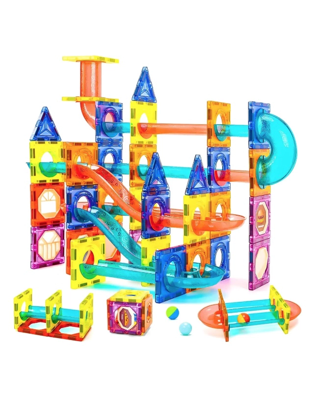 JUEGO DE ENCAJE Y BLOQUES MAGNE TICOS 105PCS - 1