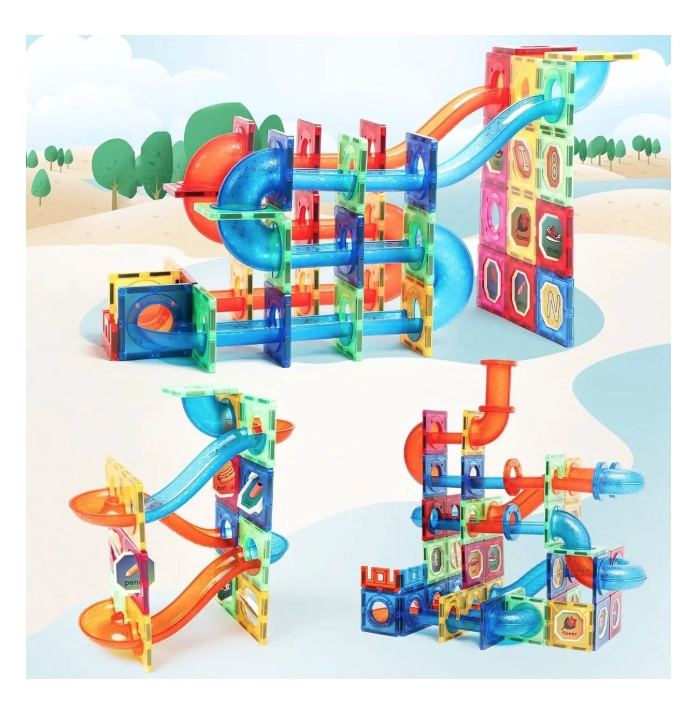 JUEGO DE ENCAJE Y BLOQUES MAGNE TICOS 105PCS - 6