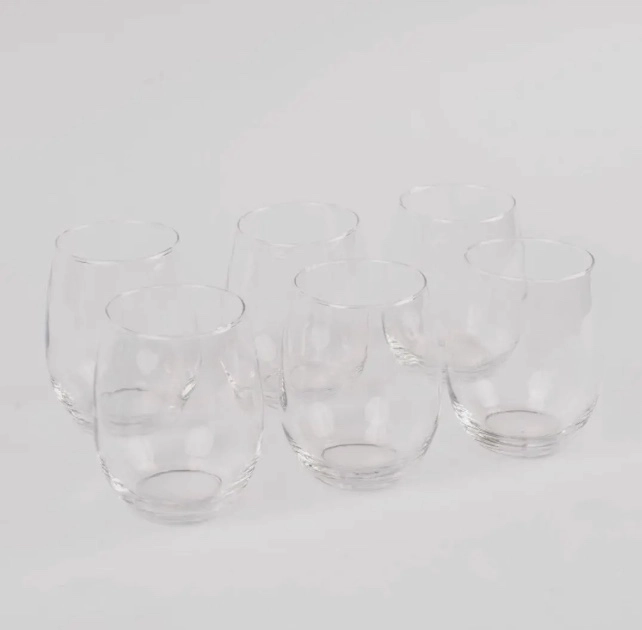 VASO DE VIDRIO PACK 6 UNIDADES - 2