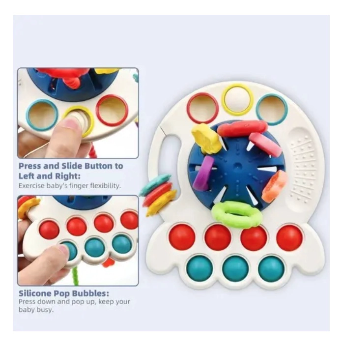JUGUETES SENSORIALES PARA BEBE S MONTESSORI - 3