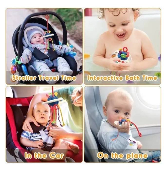 JUGUETES SENSORIALES PARA BEBE S MONTESSORI - 5