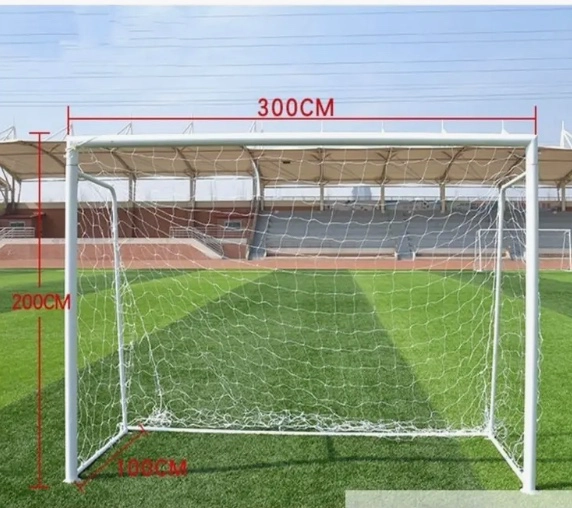 2 MALLAS FUTBOL MALLA BABY FUTBOL 3X2M - 5