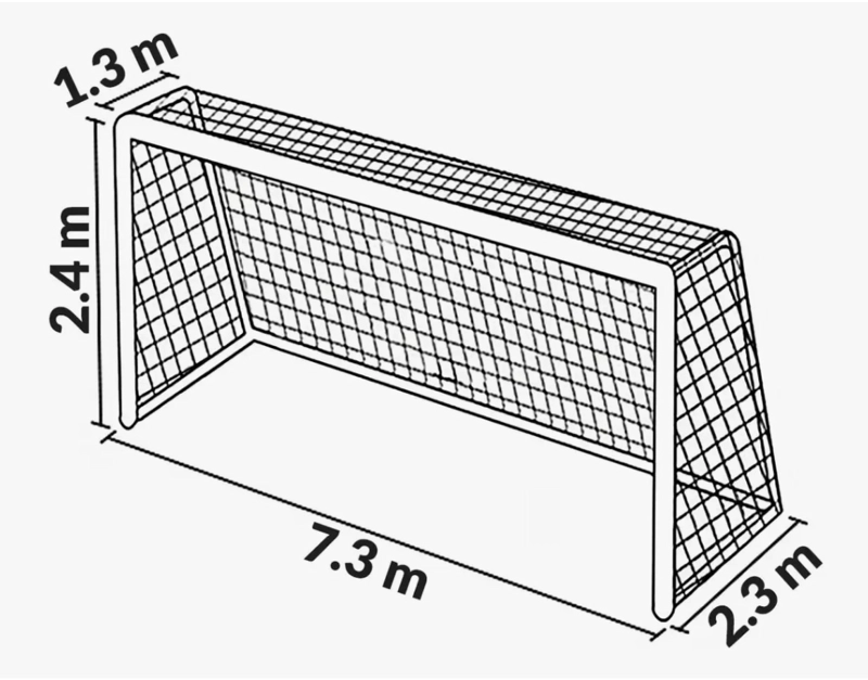 2 MALLA ARCO FUTBOL 7.3X2.4M - 4