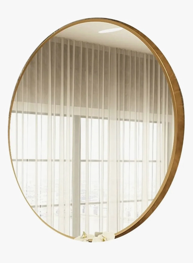 ESPEJO CIRCULAR DE PARED ELEGANTE REDONDO 80CM - 2