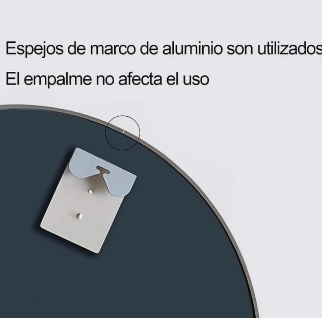 ESPEJO CIRCULAR DE PARED ELEGANTE REDONDO 80CM - 3