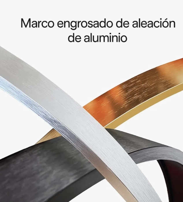 ESPEJO CIRCULAR DE PARED ELEGANTE REDONDO 80CM - 4