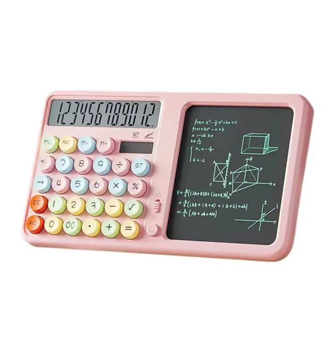 CALCULADORA SOLAR DE MESA 2 EN 1 - 1