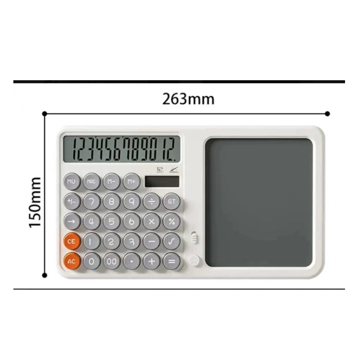 CALCULADORA SOLAR DE MESA 2 EN 1 - 4