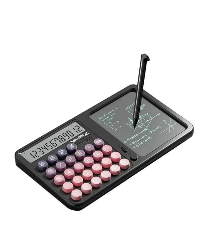 CALCULADORA SOLAR DE MESA 2 EN 1 - 1