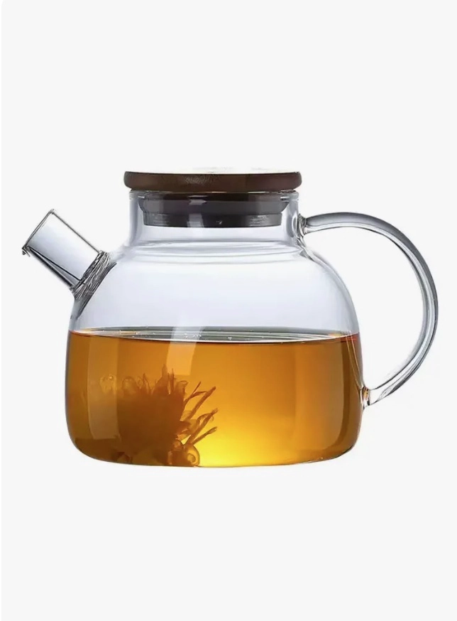 TETERA DE VIDRIO BOROSILICATO CON TAPA - 1