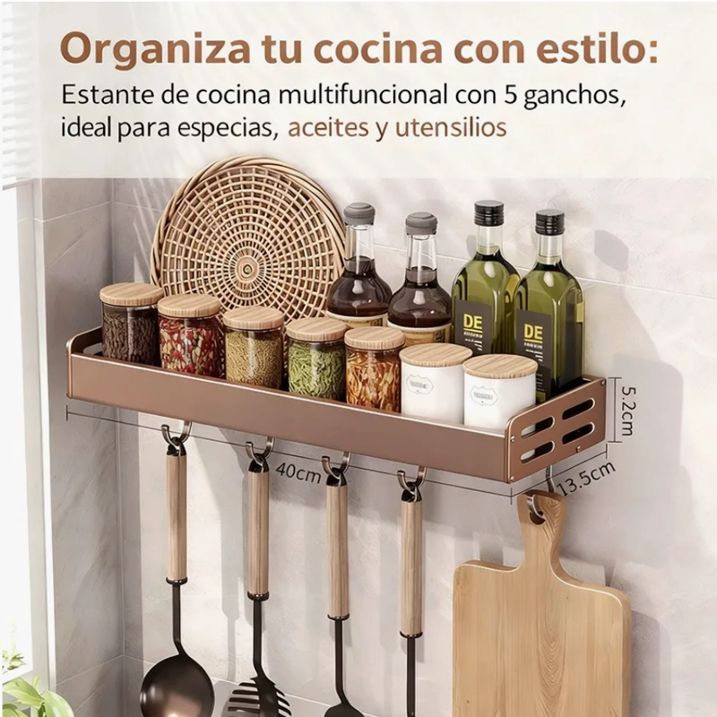 ESTANTE DE COCINA ESPECIERO - 5