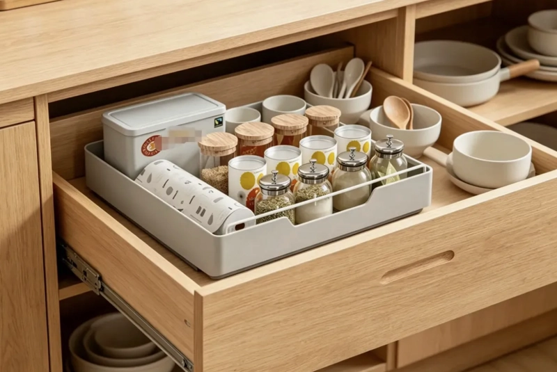 ORGANIZADOR DE COCINA REPISA EXTRAIBLE - 6